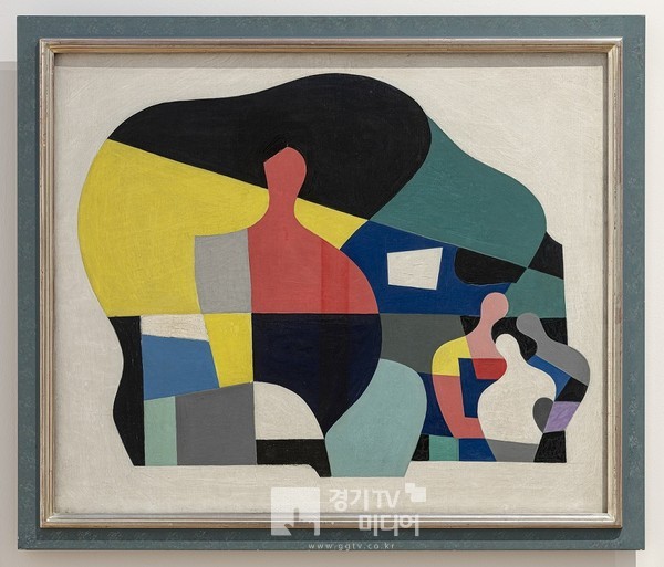 김환기, 론도, 1938, 캔버스에 유채, 61x71.5cm. 국립현대미술관 소장