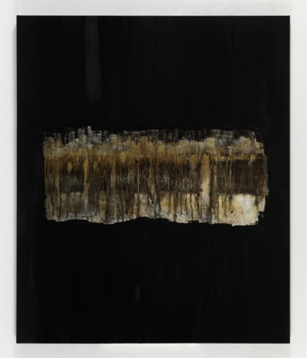 피정원, After-Image II, Oil on canvas & Mixed media, 152 x 183 cm, 2018